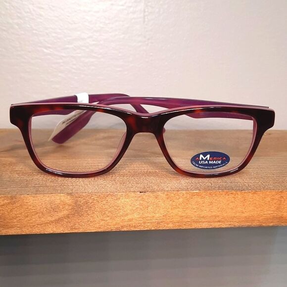 Made in USA Eyeglass Frame, Rx'able, petite or youth glasses, 46-16-135 NEW - Picture 2 of 6